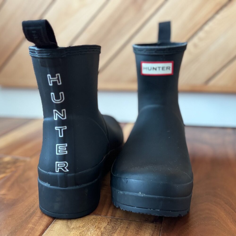 Hunter Play Short Backstrap Rain Boot